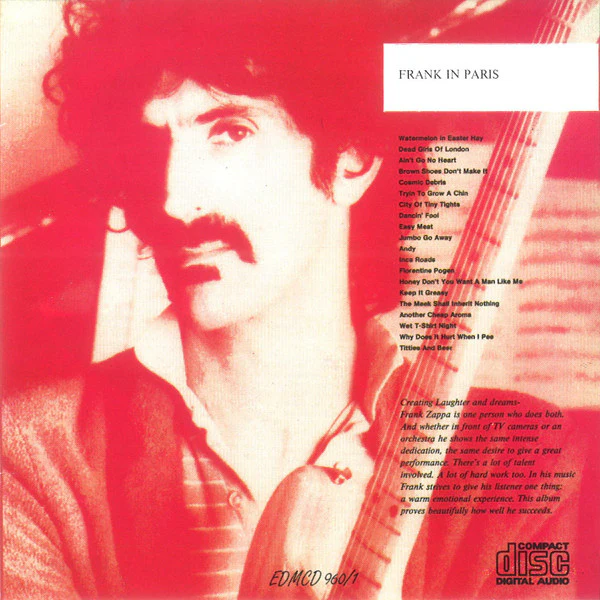 Frank Zappa - Anyway The Wind Blows - Disc One (CD, Album) - Image 5