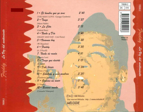 Freddy (40) - La Voz Del Sentimiento (CD, Album, RE) - Image 2
