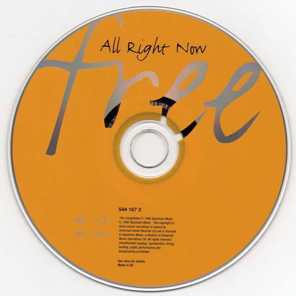 Free - All Right Now (CD, Comp) - Image 3