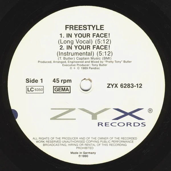 Freestyle - In Your Face (12") - Image 3