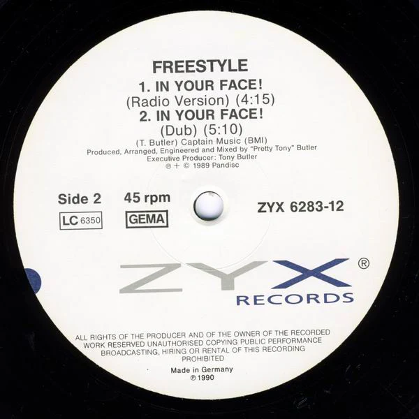 Freestyle - In Your Face (12") - Image 4