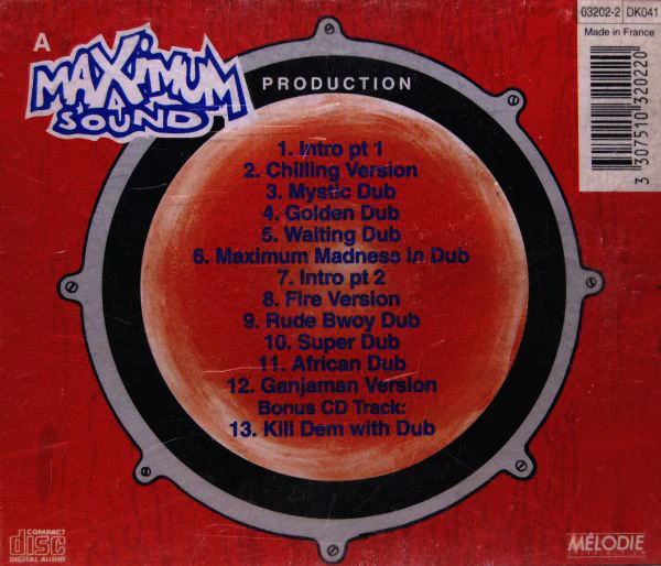 Frenchie & Dub Organiser* - Dub To The Max (CD, Album) - Image 2