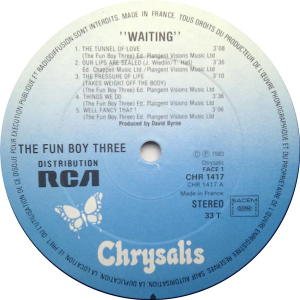 Fun Boy Three - Waiting (LP, Album) - Image 3
