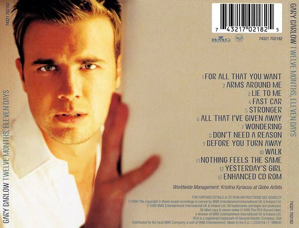 Gary Barlow - Twelve Months, Eleven Days (CD, Album, Enh) - Image 2