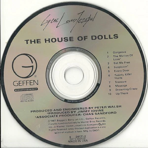 Gene Loves Jezebel - The House Of Dolls (CD, Album) - Image 3