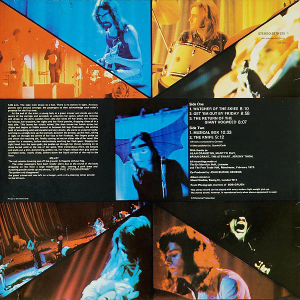 Genesis - Genesis Live (LP, Album) - Image 2
