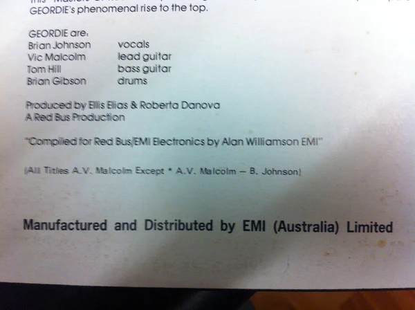 Geordie - Masters Of Rock (LP, Comp) - Image 3