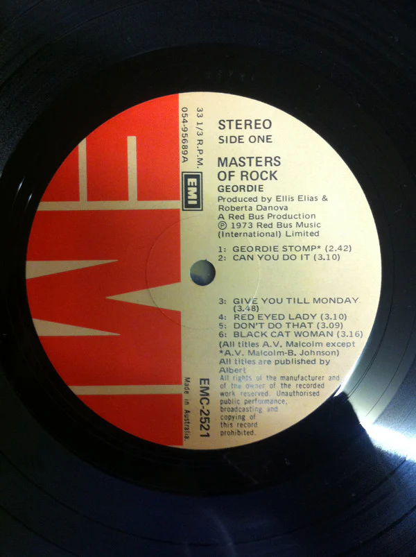 Geordie - Masters Of Rock (LP, Comp) - Image 4