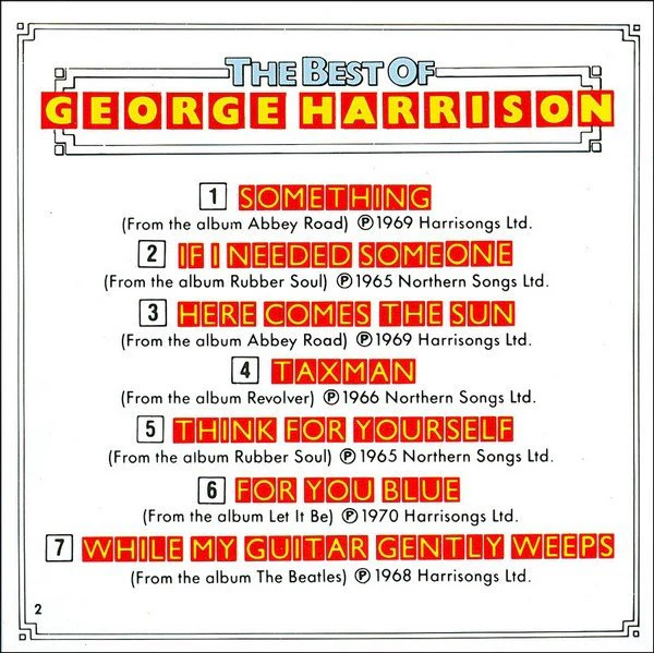 George Harrison - The Best Of George Harrison (CD, Comp, RE) - Image 5