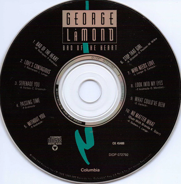 George LaMond - Bad Of The Heart (CD, Album) - Image 2
