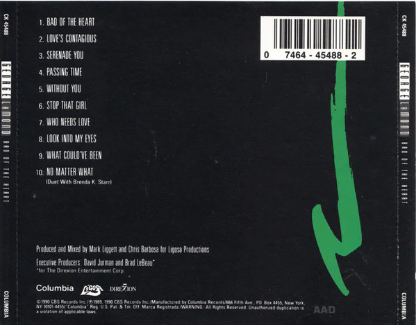 George LaMond - Bad Of The Heart (CD, Album) - Image 3