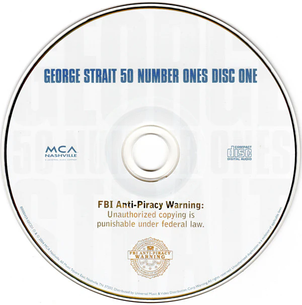 George Strait - 50 Number Ones (2xCD, Comp, OEM) - Image 3