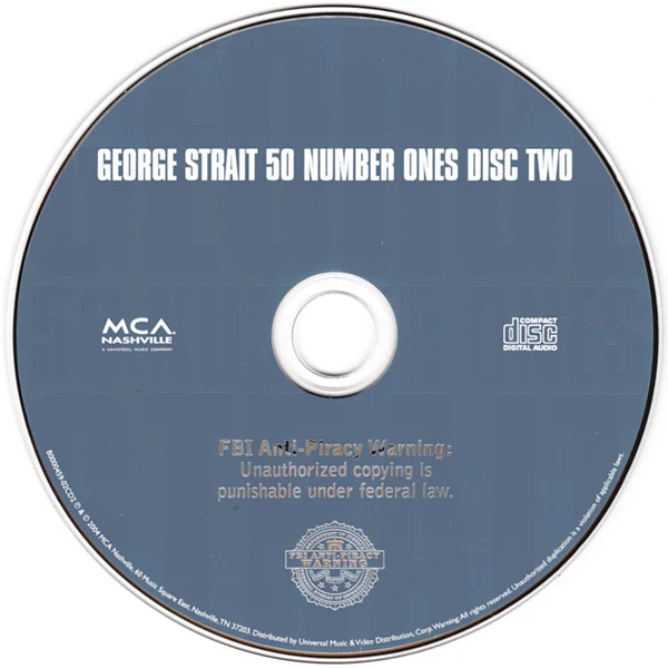 George Strait - 50 Number Ones (2xCD, Comp, OEM) - Image 4