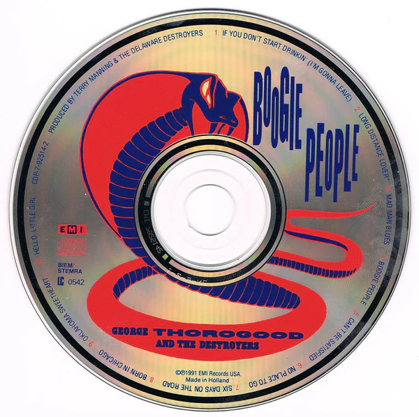 George Thorogood & The Destroyers - Boogie People (CD, Album) - Image 3