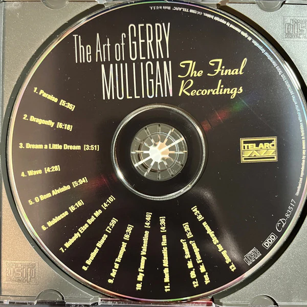 Gerry Mulligan - The Art of Gerry Mulligan: The Final Recordings (CD, Comp) - Image 3