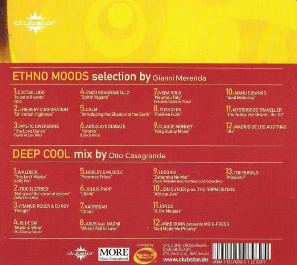 Gianni Merenda / Otto Casagrande - Café Solaire (CD, Comp + CD, Comp, Mixed) - Image 2