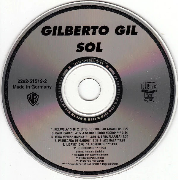 Gilberto Gil - Re Sol Vida (Sol) (CD, Comp) - Image 5