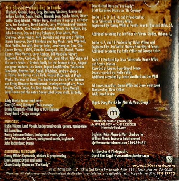 Gin Blossoms - No Chocolate Cake (CD, Album) - Image 4