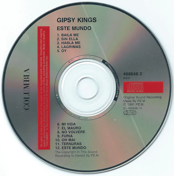 Gipsy Kings - Este Mundo (CD, Album, RP) - Image 3