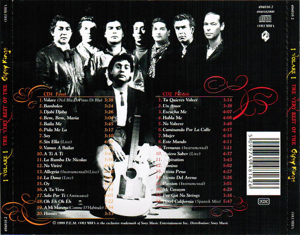 Gipsy Kings - ¡Volare! (The Very Best Of The Gipsy Kings) (2xCD, Comp) - Image 2