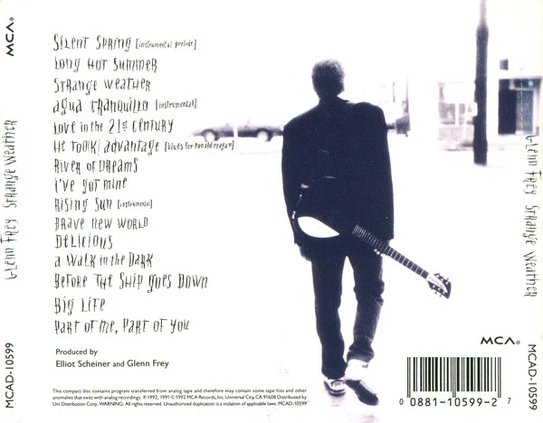 Glenn Frey - Strange Weather (CD, Album) - Image 2