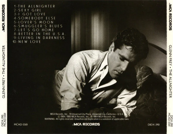 Glenn Frey - The Allnighter (CD, Album, RE) - Image 2