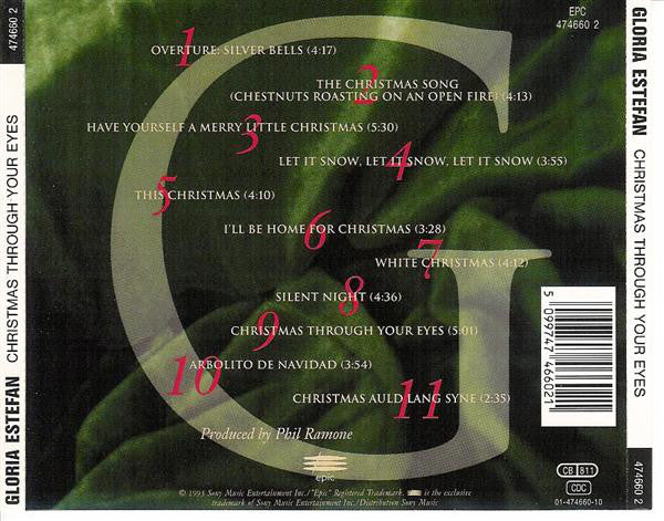 Gloria Estefan - Christmas Through Your Eyes (CD, Album) - Image 2