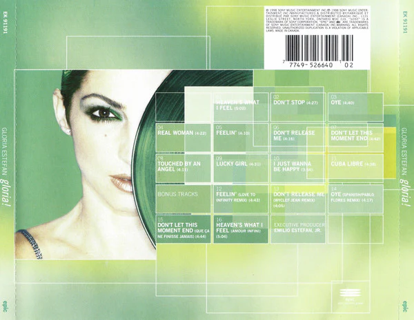 Gloria Estefan - Gloria! (CD, Album) - Image 2