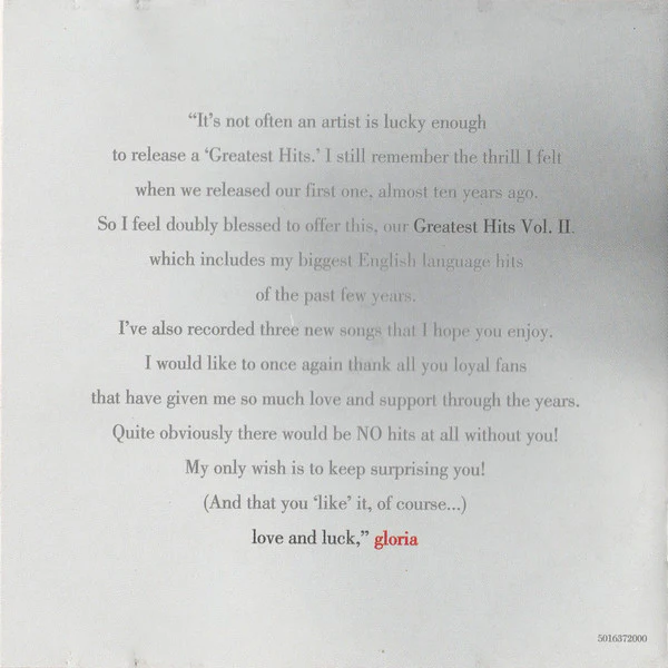 Gloria Estefan - Greatest Hits Vol. II (CD, Comp) - Image 4