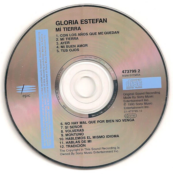 Gloria Estefan - Mi Tierra (CD, Album, RE) - Image 3