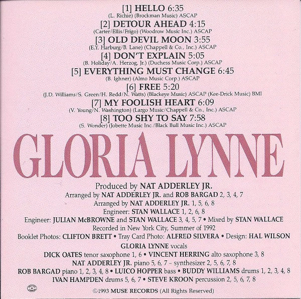 Gloria Lynne - No Detour Ahead (CD, Album) - Image 2