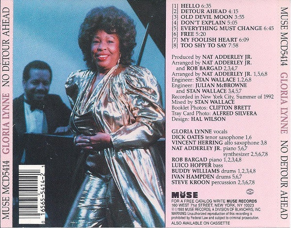 Gloria Lynne - No Detour Ahead (CD, Album) - Image 3