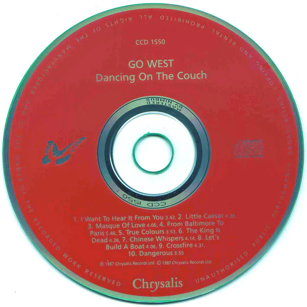 Go West - Dancing On The Couch (CD, Album) - Image 3