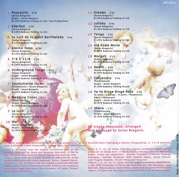Goran Bregovic* - Music For Films (CD, Comp) - Image 2