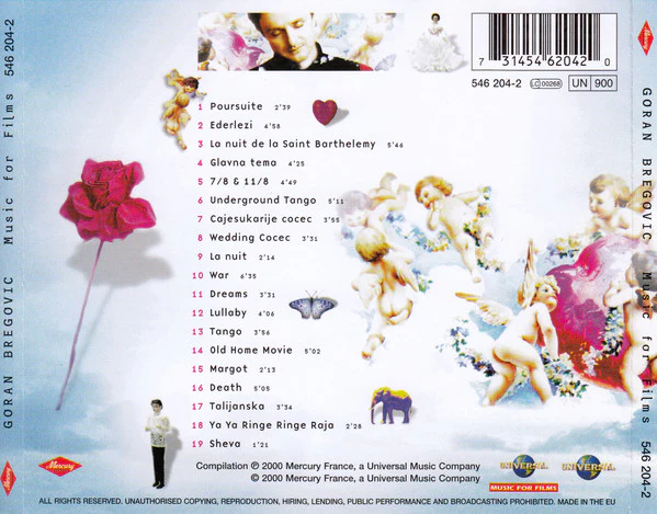 Goran Bregovic* - Music For Films (CD, Comp) - Image 4