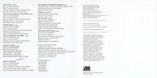 Graham Nash - Wild Tales (CD, Album, RE) - Image 4