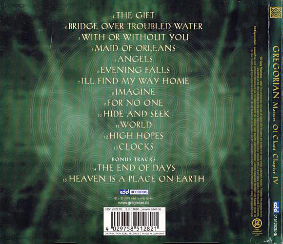 Gregorian - Masters Of Chant Chapter IV (CD, Album, Copy Prot., Ltd) - Image 2