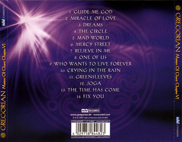 Gregorian - Masters Of Chant Chapter VI (CD, Album) - Image 2
