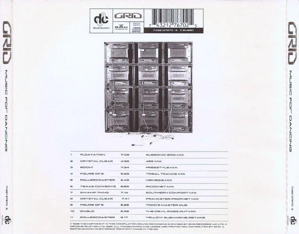 Grid* - Music For Dancing (CD, Comp) - Image 2