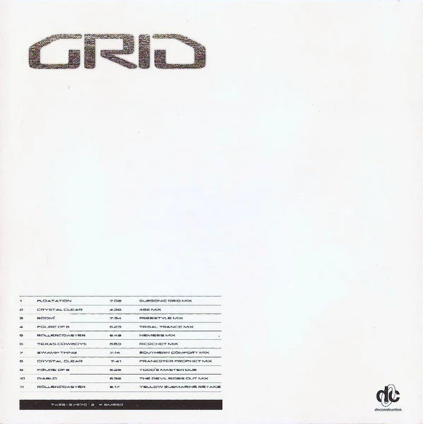 Grid* - Music For Dancing (CD, Comp) - Image 4