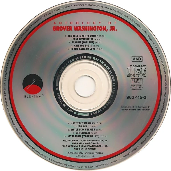 Grover Washington, Jr. - Anthology Of Grover Washington Jr. (CD, Comp) - Image 3