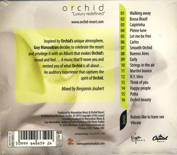 Guy Manoukian - Orchid "Luxury Redefined" (CD, Album) - Image 2