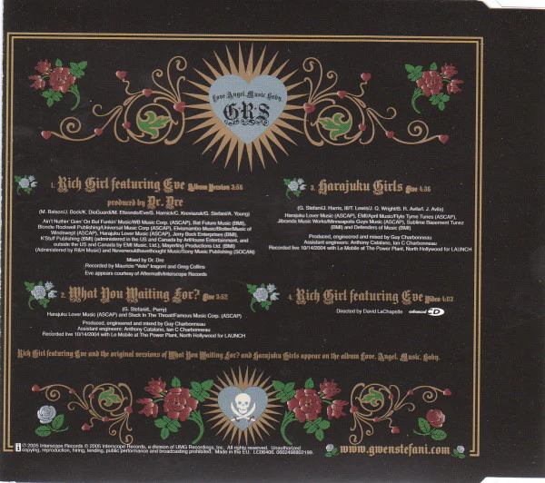 Gwen Stefani Featuring Eve (2) - Rich Girl (CD, Maxi, Enh) - Image 3