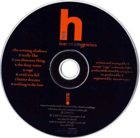h* - Ice Cream Genius (CD, Album) - Image 3