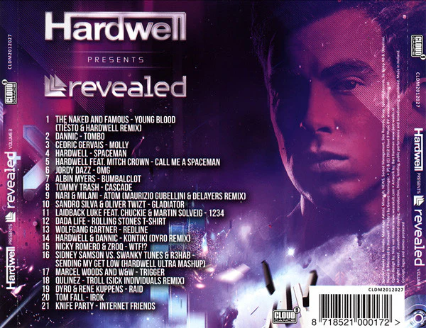 Hardwell - Hardwell Presents Revealed Volume 3 (CD, Comp, Mixed) - Image 2