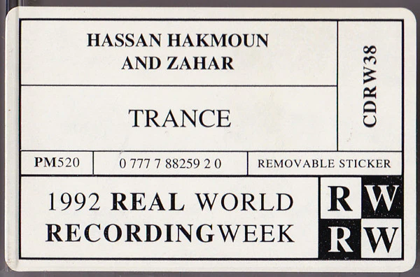 Hassan Hakmoun And Zahar - Trance (CD, Album) - Image 5
