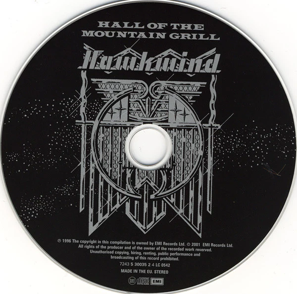 Hawkwind - Hall Of The Mountain Grill (CD, Album, RE, RM, RP) - Image 3