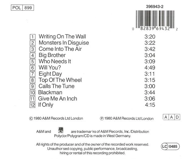 Hazel O'Connor - Breaking Glass (CD, Album, RE) - Image 2