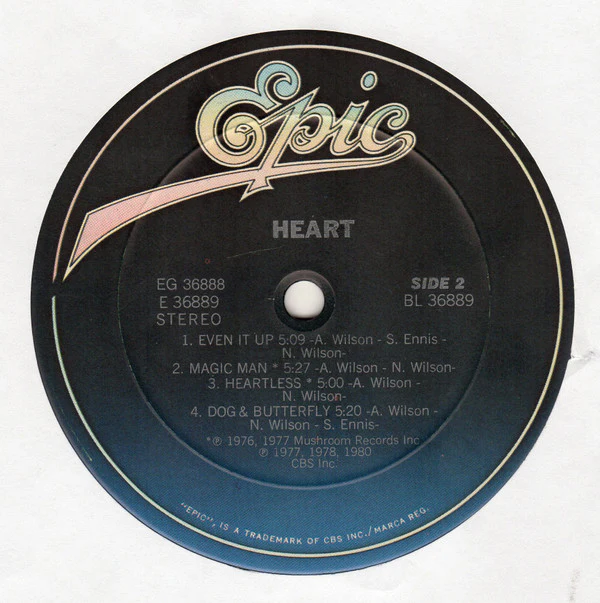 Heart - Greatest Hits / Live (2xLP, Comp, RE, Car) - Image 4