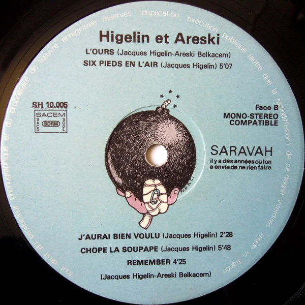 Higelin* & Areski - Higelin Et Areski (LP, Album, RP, Gat) - Image 5